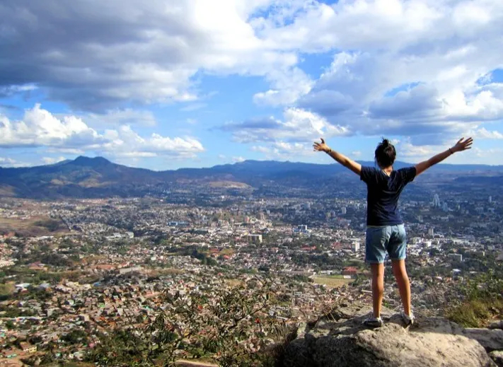 One of those glorious travel moments we all relish. (Specfically, the view from Tegucigalpa, Honduras.)