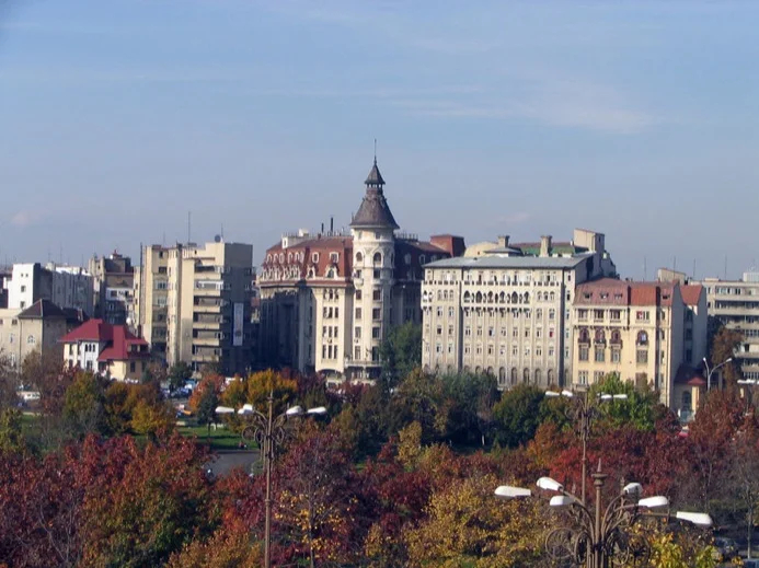 A view over Bucharest's downtown