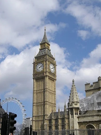 Big Ben and the iconic London Eye