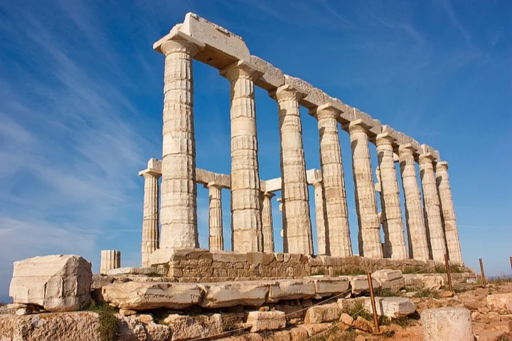 The Temple of Poseidon at Cape Sounion