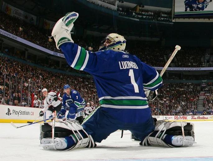 Roberto Luongo, our heroic goaltender (also helped Canada win the Gold Medal Hockey Game!)