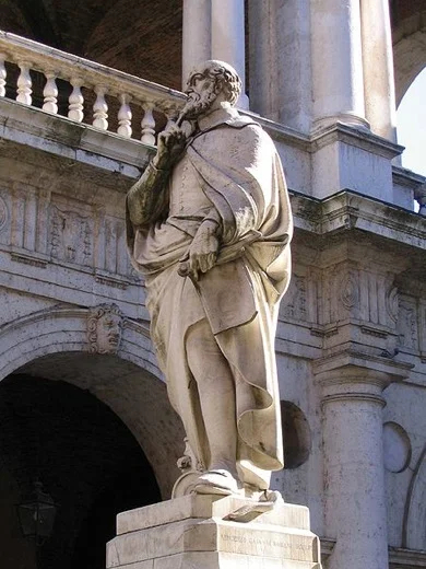 Statue of the famous Andrea Palladio