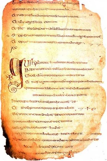 Sample of Manuscript housed in the Royal Irish Academy