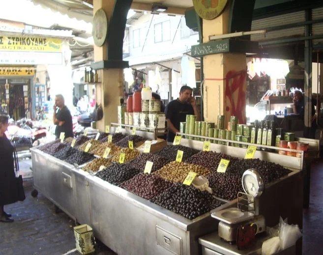 Olives in the Marketplace