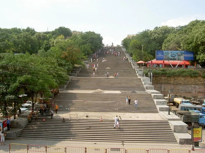 The famous Potemkin Stairs