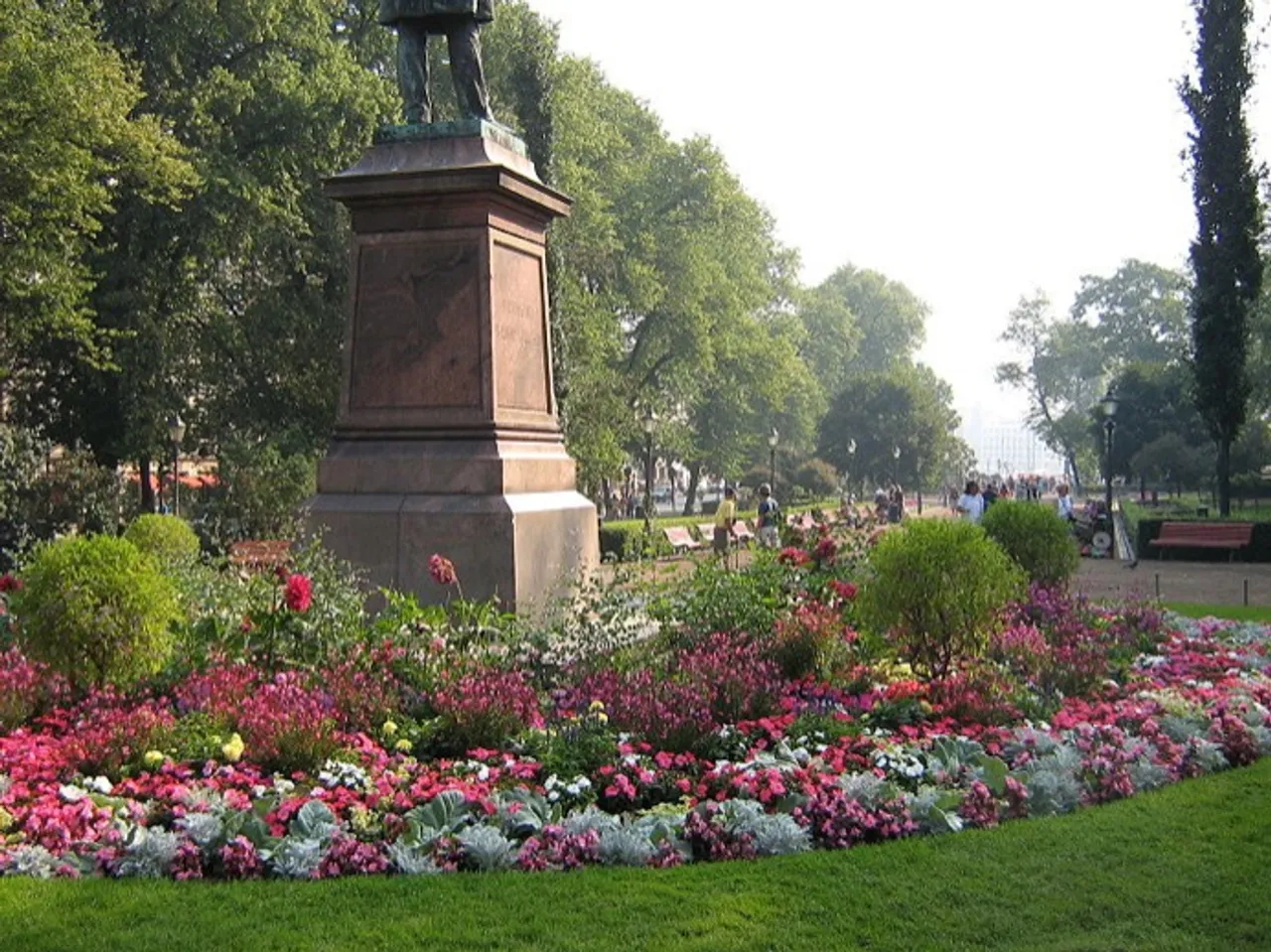 Esplanade in summer