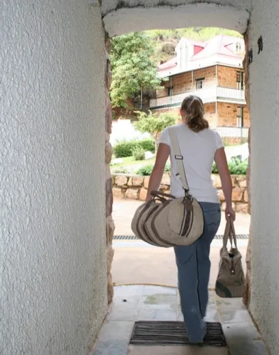 Leaving for the weekend (Overnight bag and photo courtesy of www.thewrendesign.com)