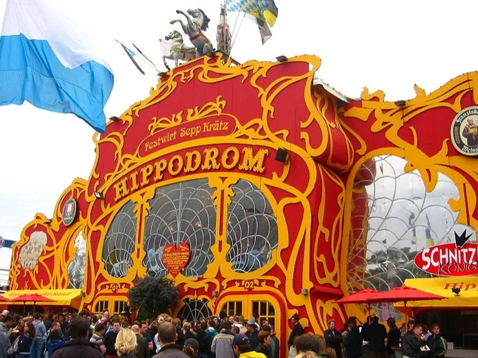 The famous Hippodrom tent