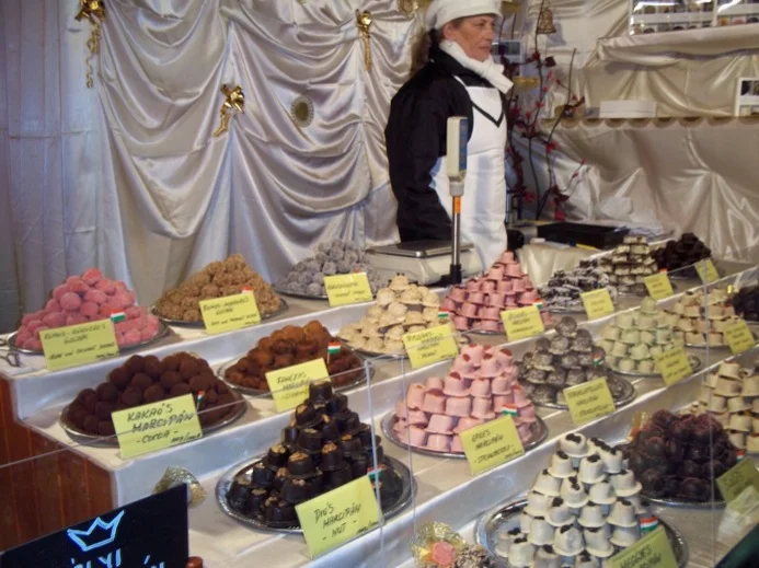 Christmas chocolates at Budapest Market
