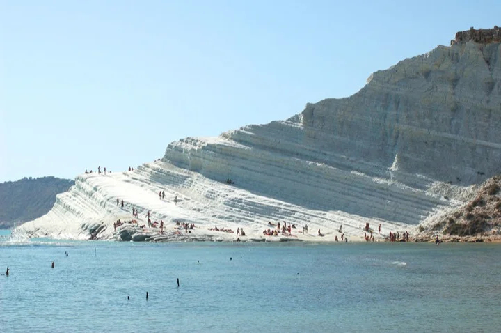 The striking Scala dei Turchi