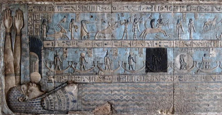 Reliefs in Dendera