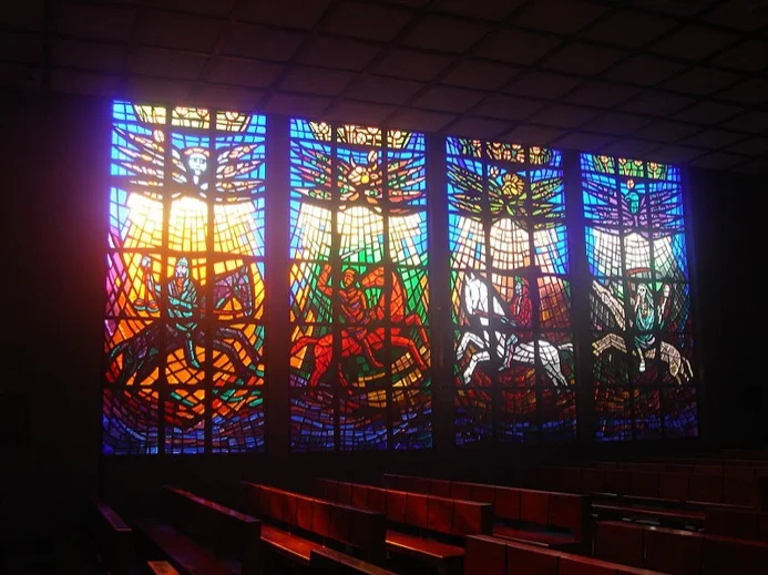 Stained Glass windows at San Francisco Church