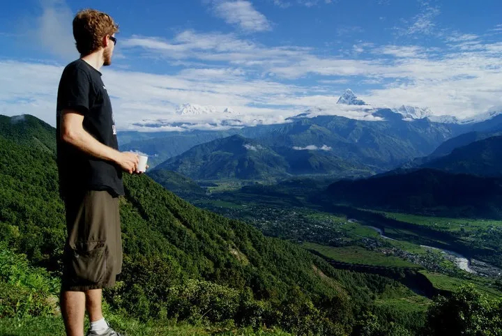 Matt on an earlier Adventure to Asia