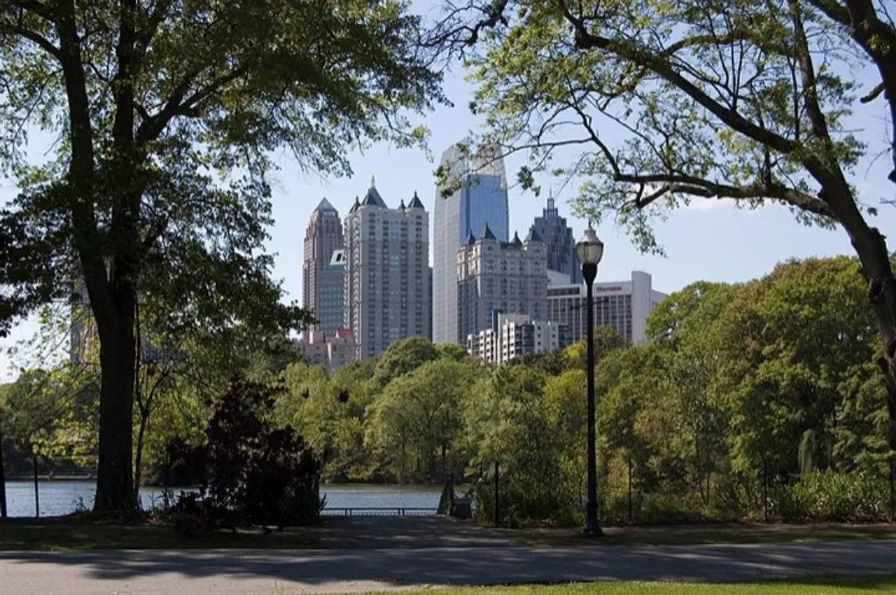 Atlanta Skyline from PIedmont Park