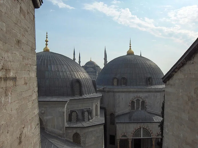 View from inside Hagia Sophia