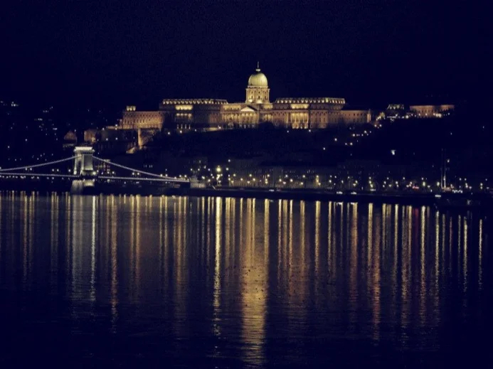 Buda Castle at night
