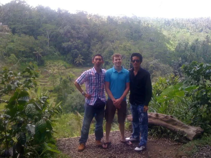 Matthew and Nyoman Gede in Bali