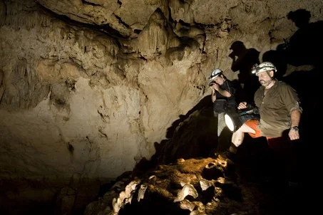 Exploring a Cenote Cave