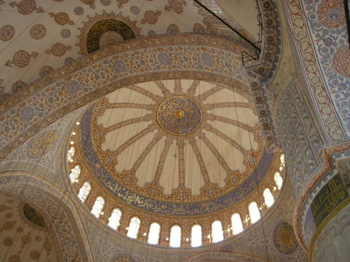 Interior of Blue Mosque