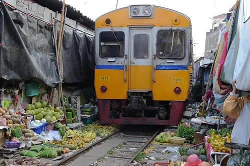 Mae Klong Railway Station Market