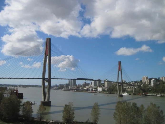 Skytrain Bridge across the Fraser River