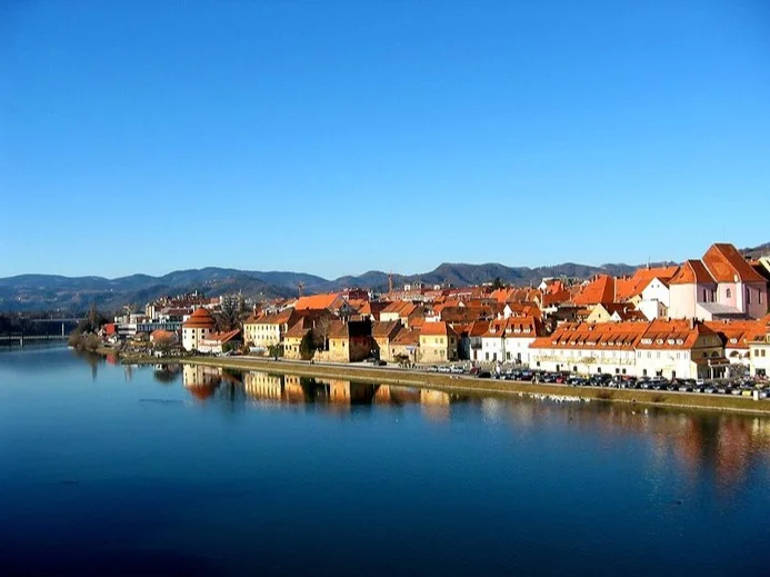 Along the river in Maribor