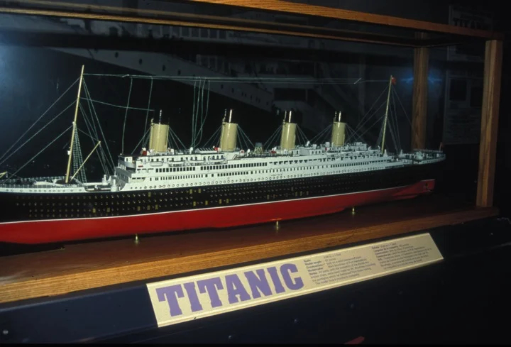 Model of the Titanic on display at the Maritime Museum of the Atlantic, Halifax