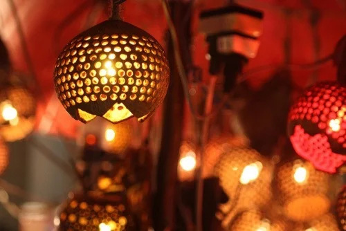 Lights for Sale at Amphawa Market
