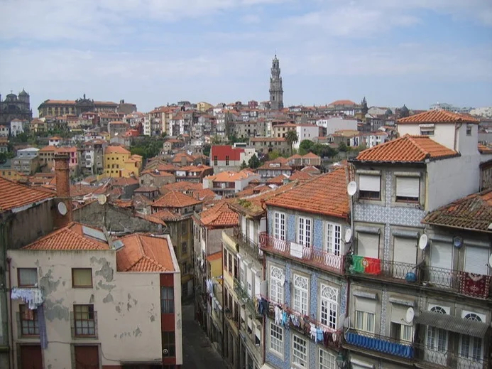 The old city of Porto