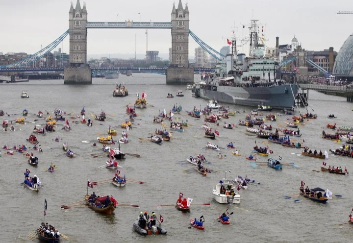 Flotilla on the Thames