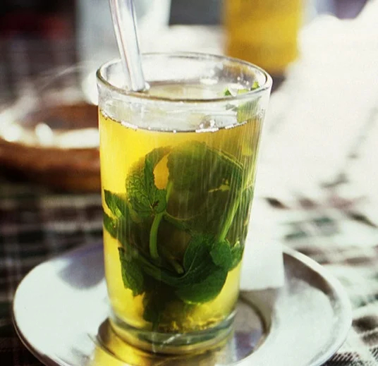 Glass of Moroccan Mint Tea