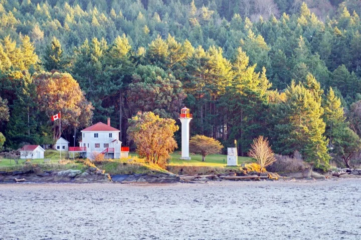Lighthouse at Active Pass, Gulf Islands