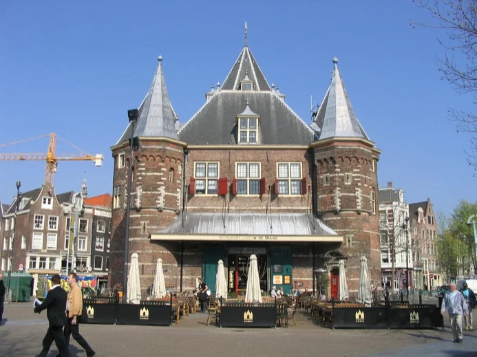 The impressive "de Waag" in Amsterdam Centre