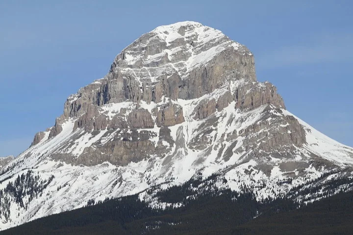 The Towering Crowsnest Mountain