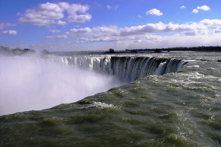 The brink of the falls