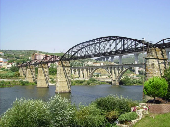 Bridge across the River Douro in Oporto