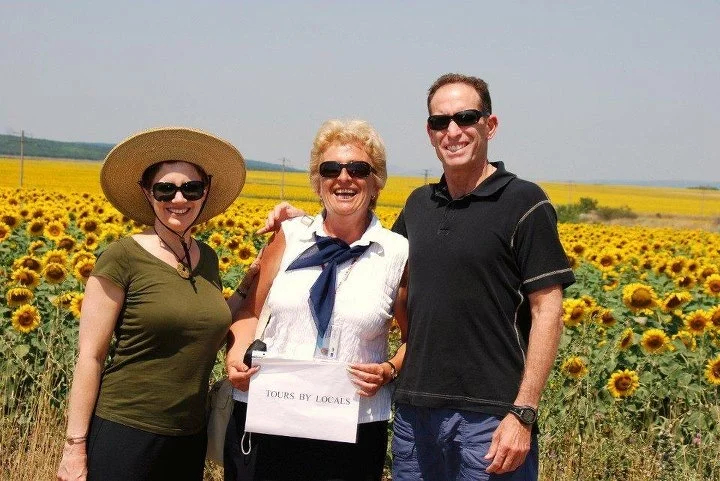 Guide Danny with guests in beautiful Bulgaria