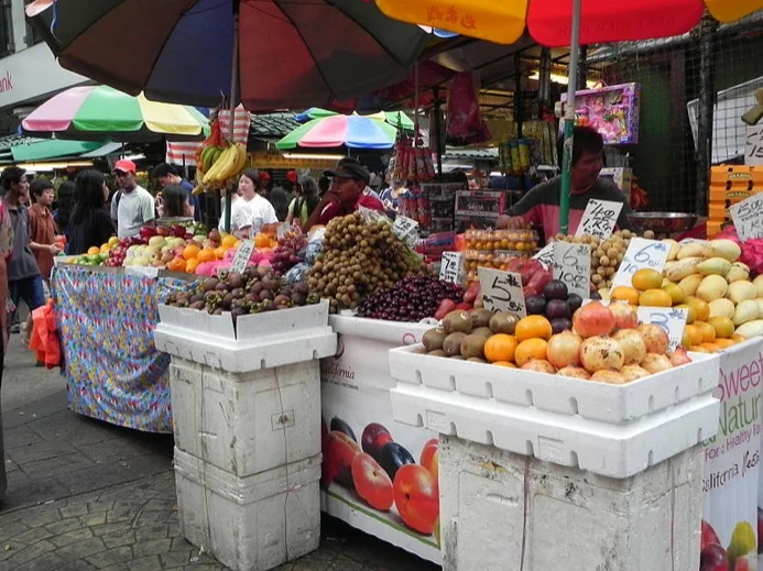 Fresh Fruits along Petaling Street