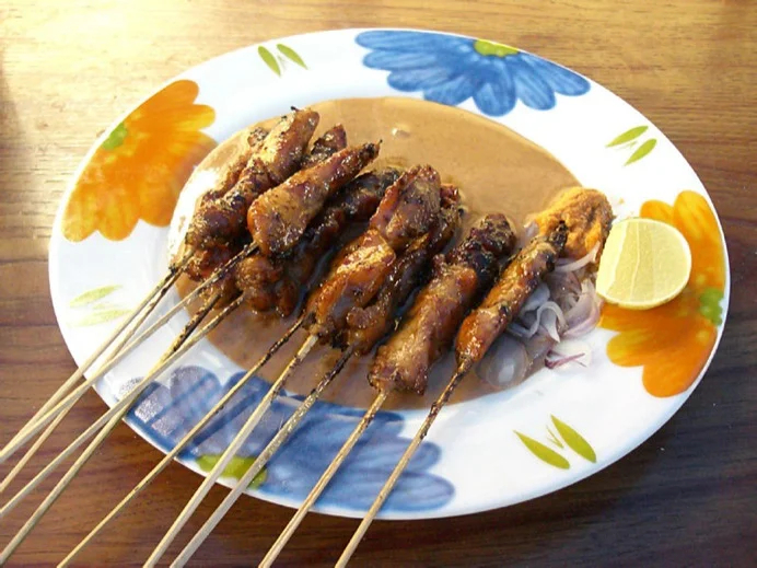 You can't leave Malaysia without eating satay