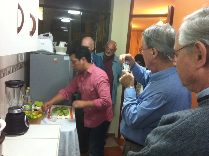 Aaron in the kitchen