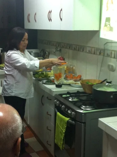 Aaron's mother Dagmar, a genius in the kitchen
