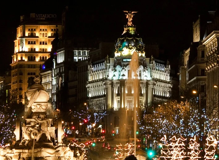 Madrid at night