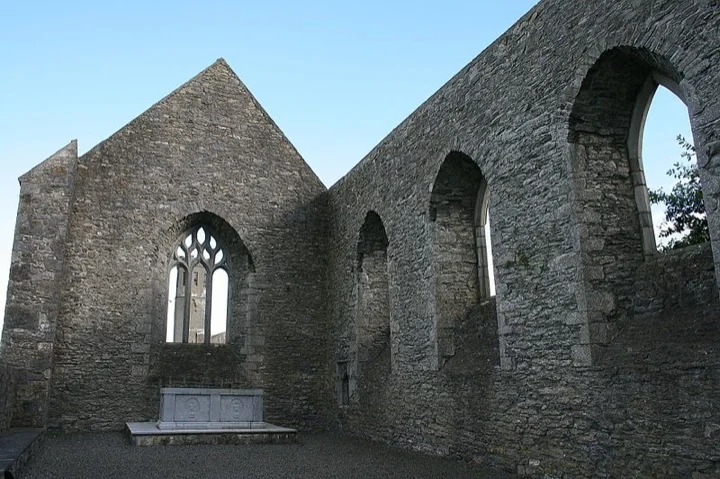 Aghaboe Abbey, built in the 6th century