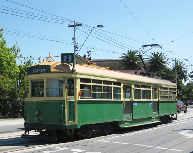 Vintage Melbourne tram