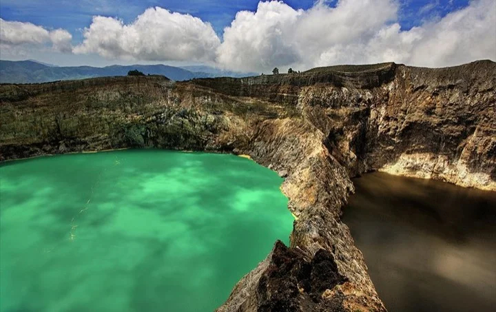 The lakes on Kelimutu