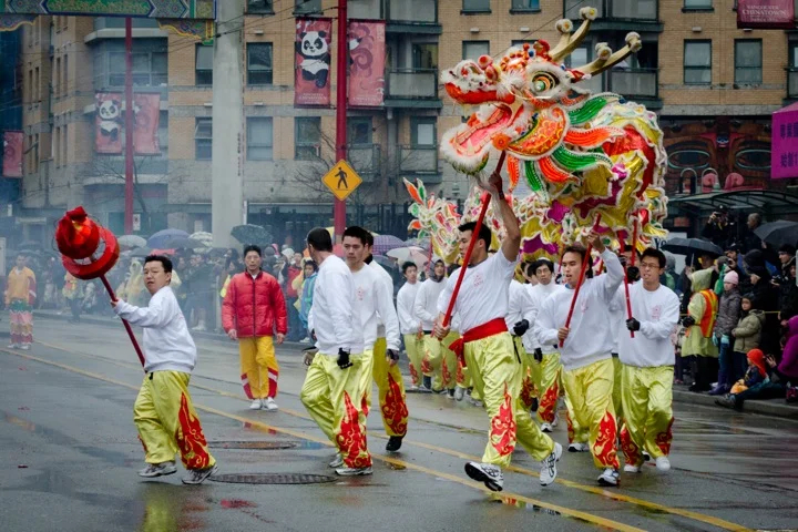Lunar New Year parade in Vancouver's Chinatown