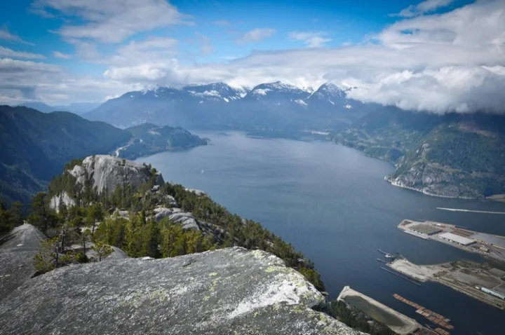 View from top of The Chief, Squamish