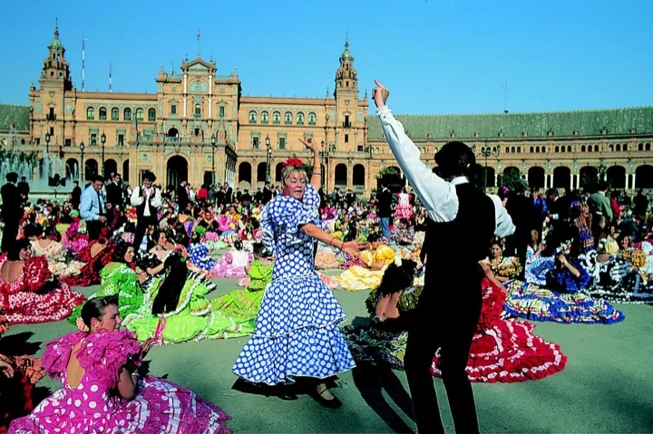 Feria de Abril in Seville, Spain