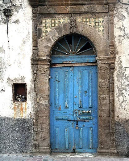 Let details - like this doorway - fill your frame.