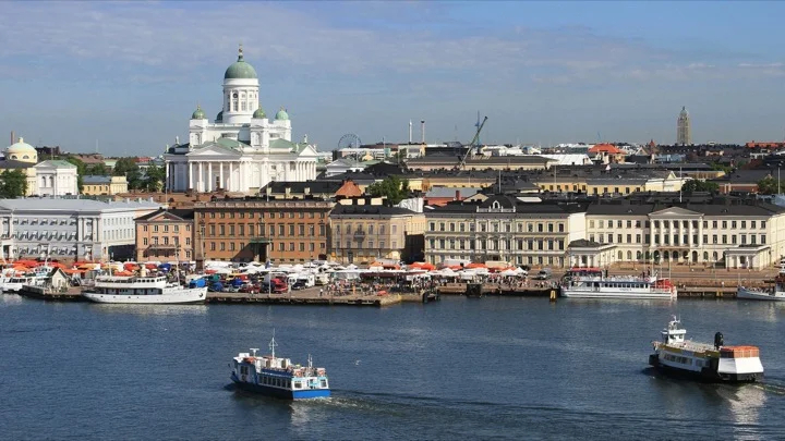 Helsinki harbour: who wouldn't love to live in a city like this?